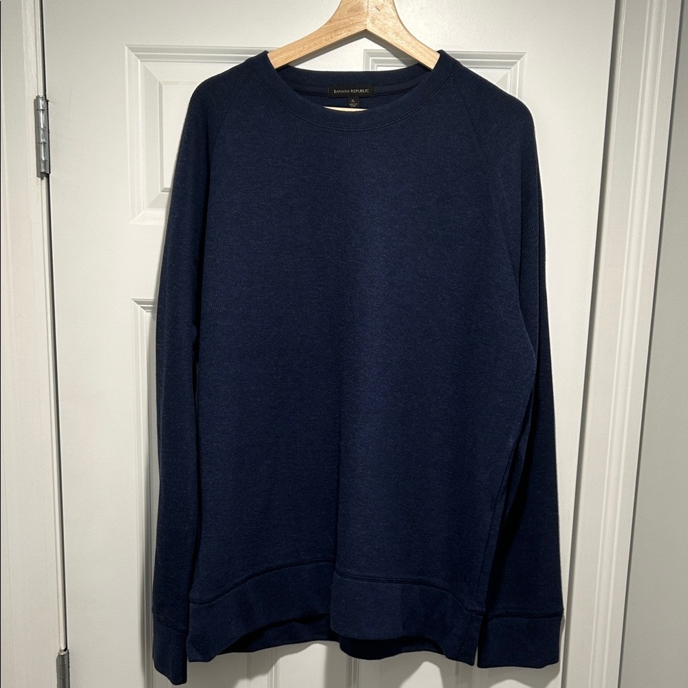 Banana Republic Dark Blue Crewneck Sweater